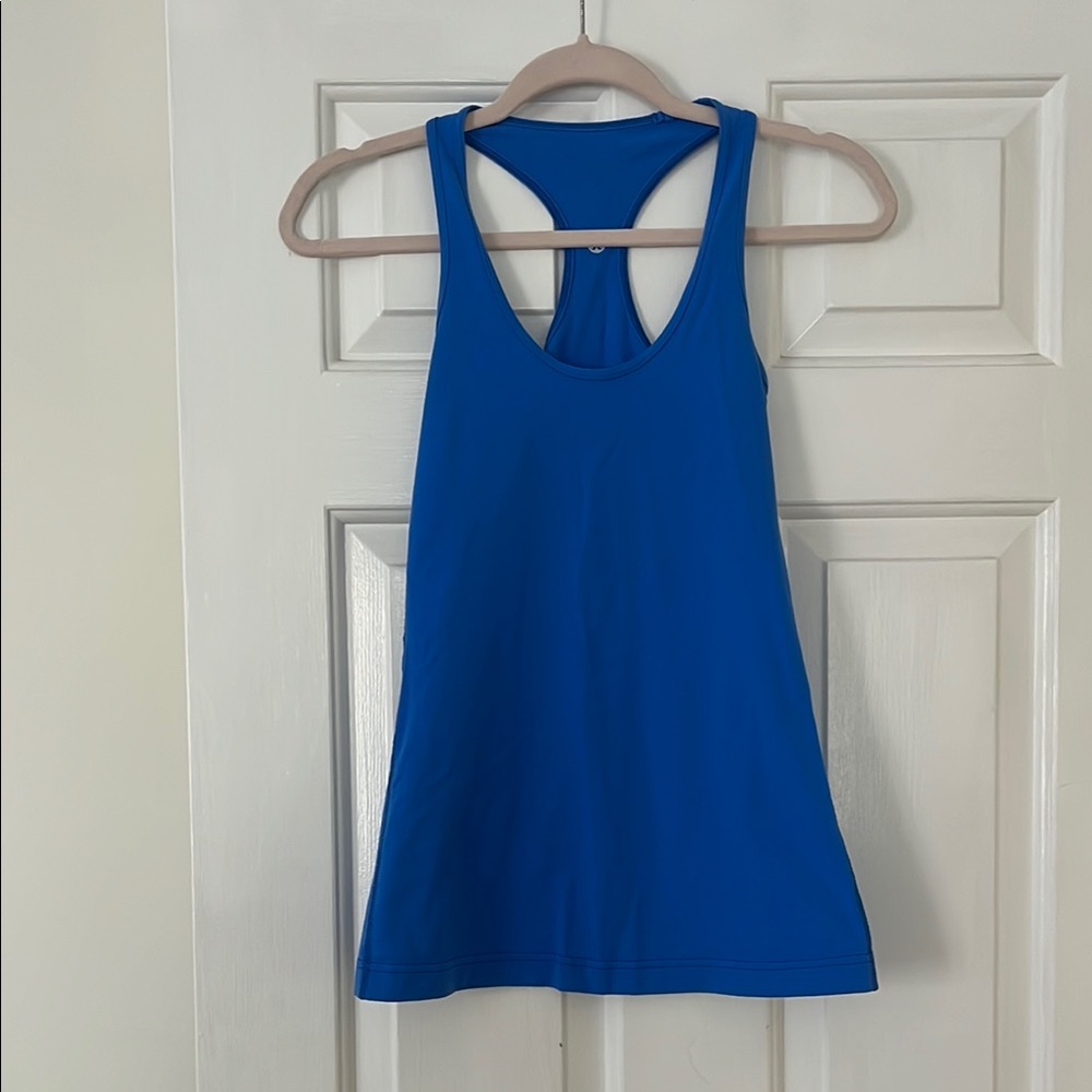 Lululemon Blue Racerback Tank Top Size 6